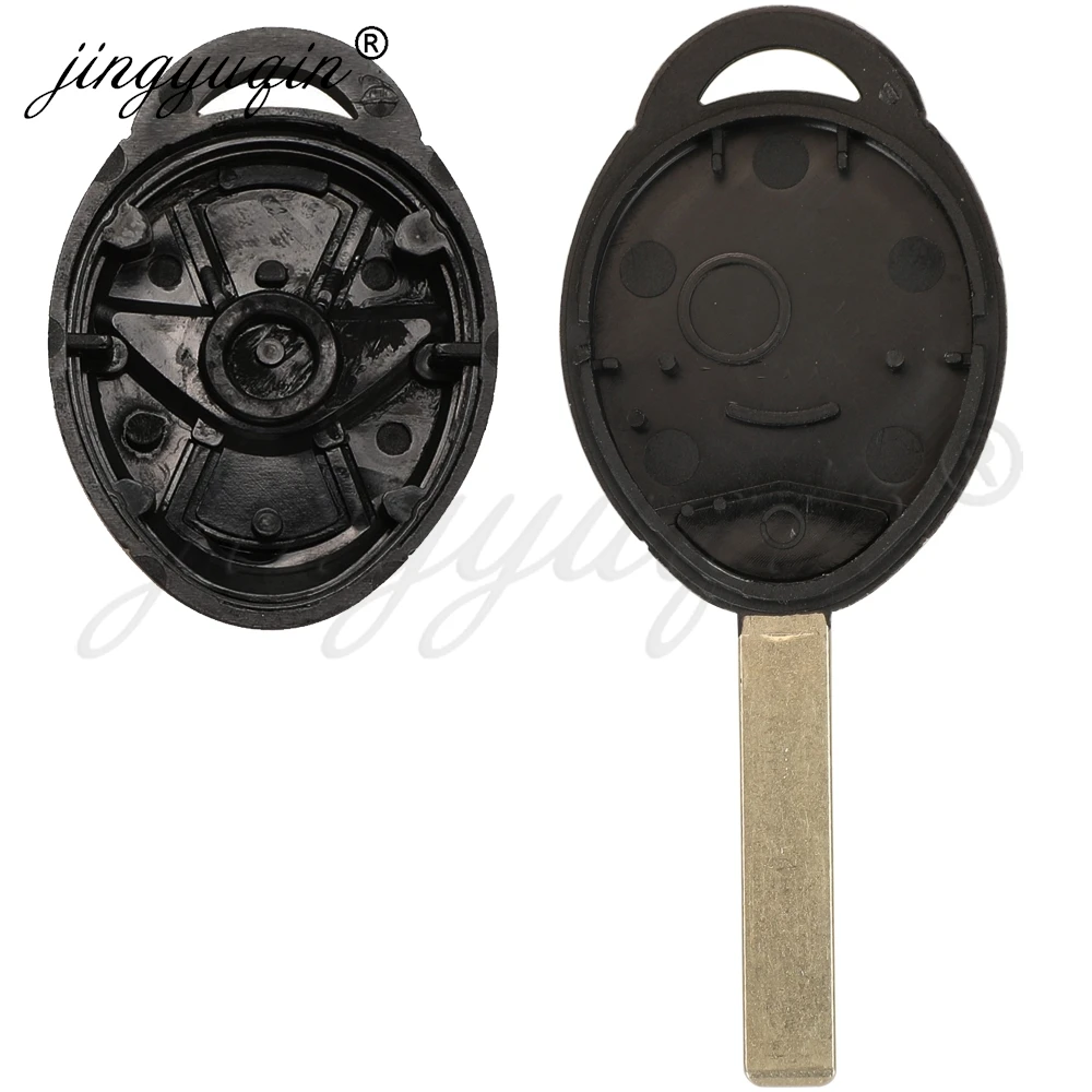 jingyuqin 1/5pcs Car Key Case Shell for BMW MINI Cooper S R50 R53 ONE Cooper 2003 2004 2005 2006 2007 Uncut Blade Fob Housing - view 5