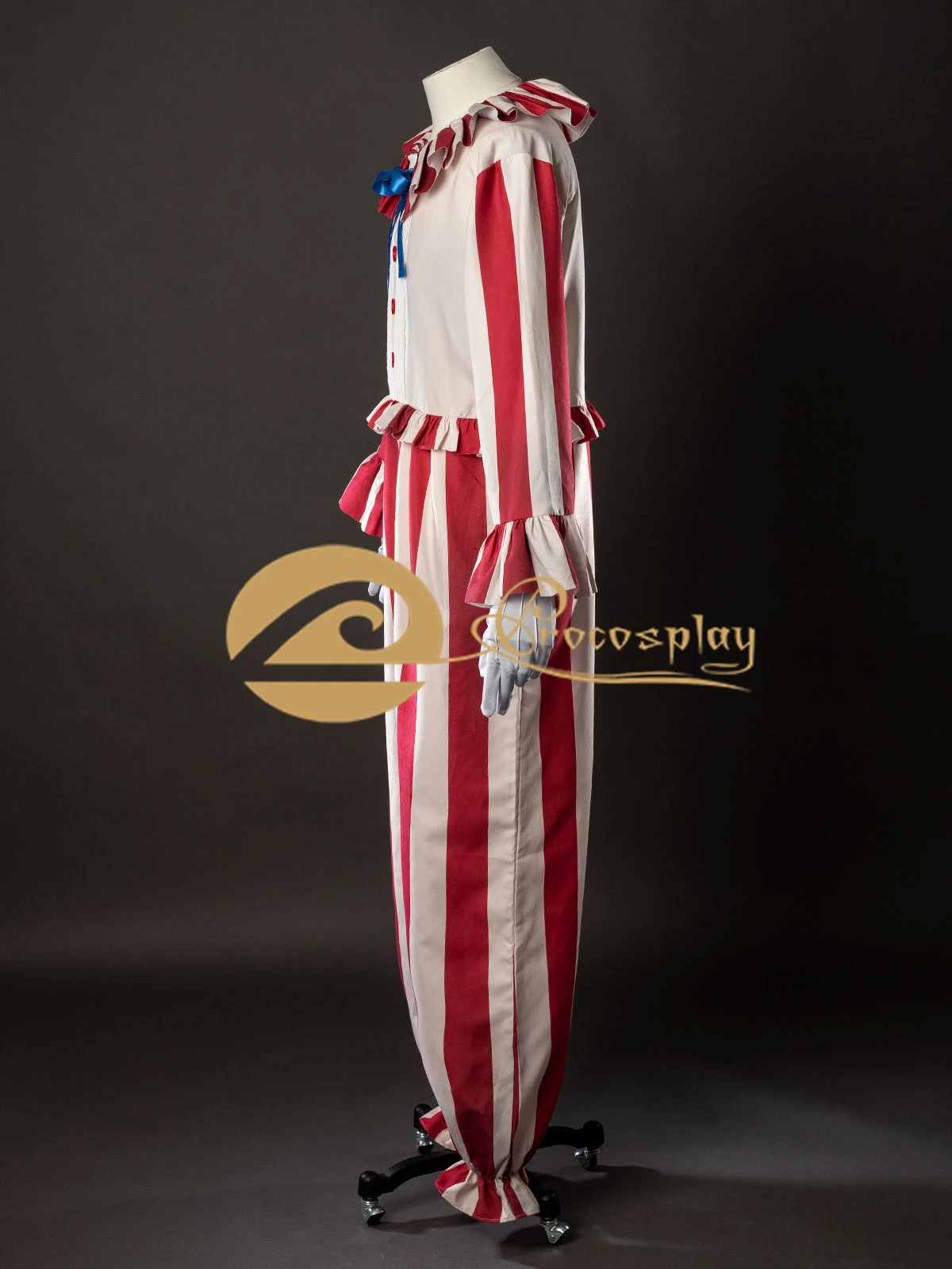 Clown in A Cornfield‌ Flando Cosplay Costume Horror Movie Role Play Outfit for Men Halloween Party view 3