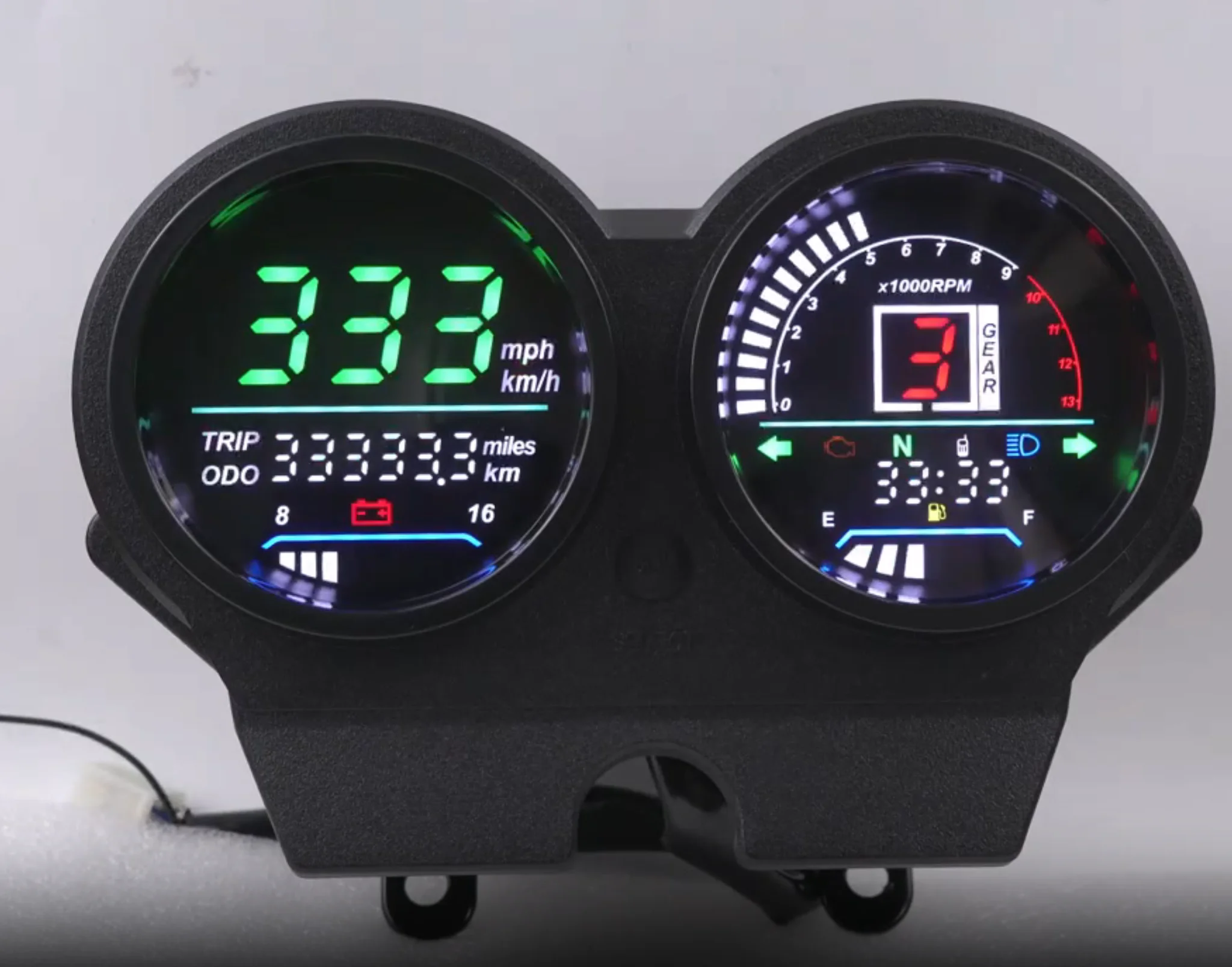 Picture 3: New Arrival Motorcycle Speedometer Digital Xpress-125 Motorcycle Kilometer