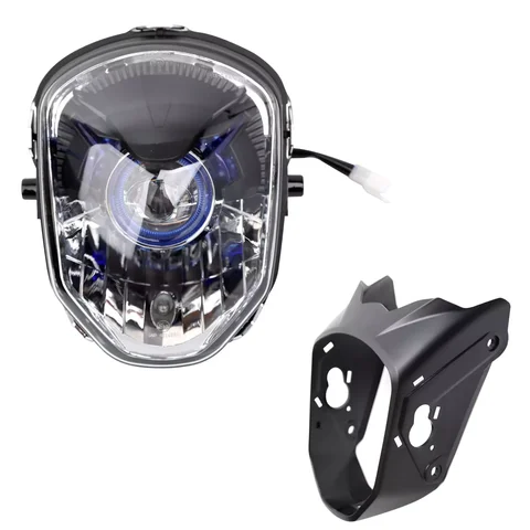 오토바이 헤드 라이트 어셈블리 + Honda Grom Msx 2013 2014 2015 2016 용 헤드 라이트 커버