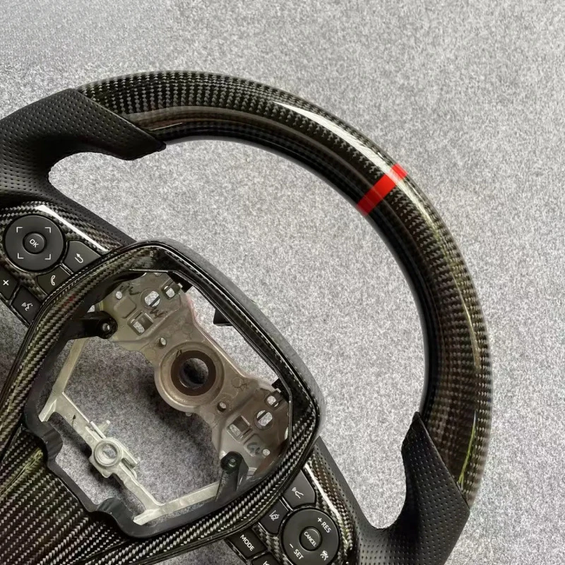 Custom Carbon Fiber Sport Steering Wheel Fit 8th Gen Camry XLE SE XSE Avalon 2018-2022 Interior Mod Parts