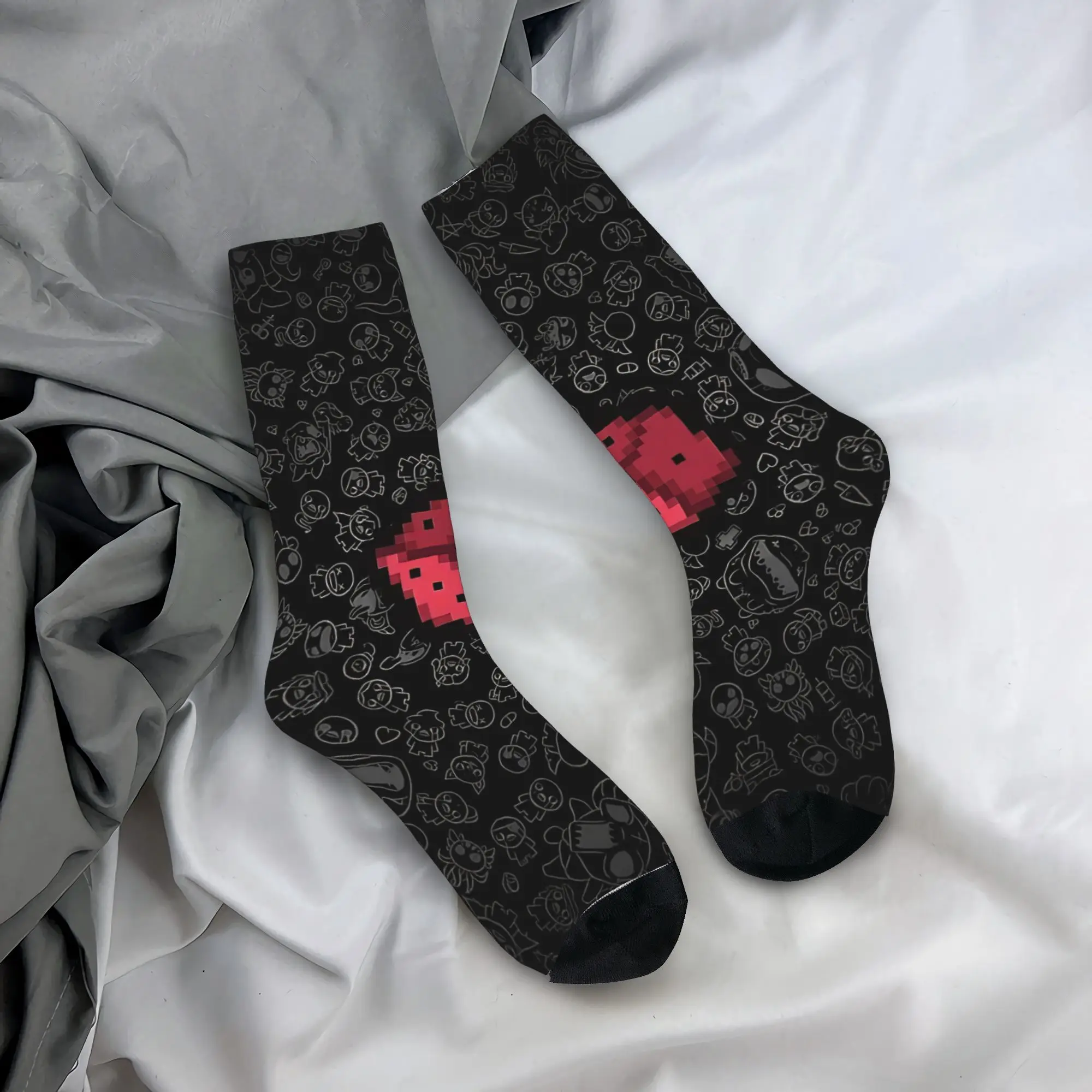 Men's Socks The Binding Of Isaac   Stockings Winter Funny Comfortable Socks Design Running Sports Non Slip Socks