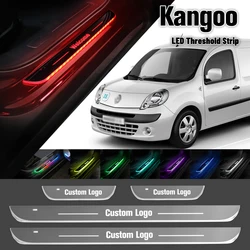 For Renault Kangoo 1 2 1997-2020 Car Door Sill Light Customized Logo LED 2008 2013 2019 Welcome Threshold Pedal Lamp Accessories