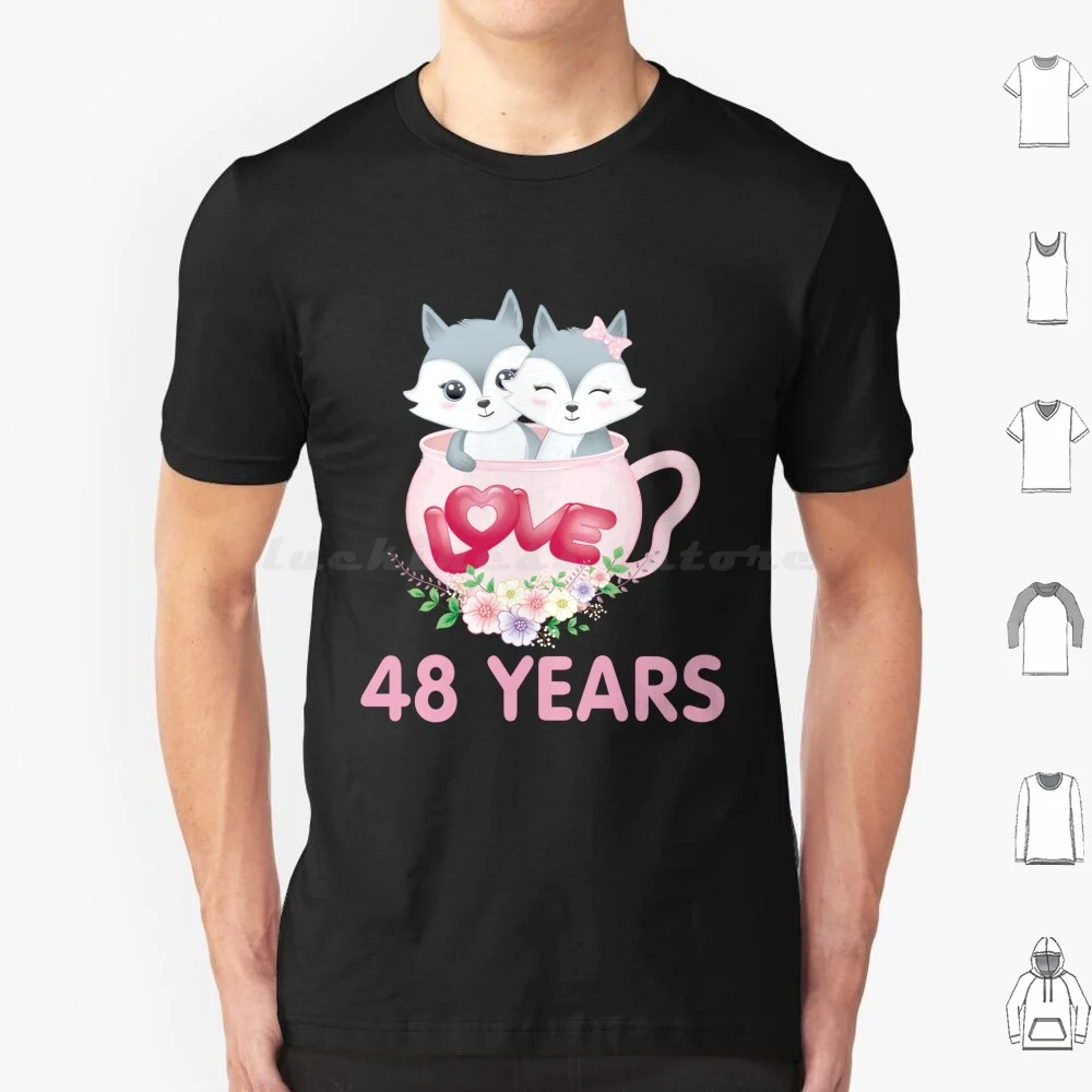 48Th Year Anniversary 48 Years Anniversary T Shirt Men Women Kids 6Xl Anniversary Wedding 48 Years Wedding 48Th Wedding