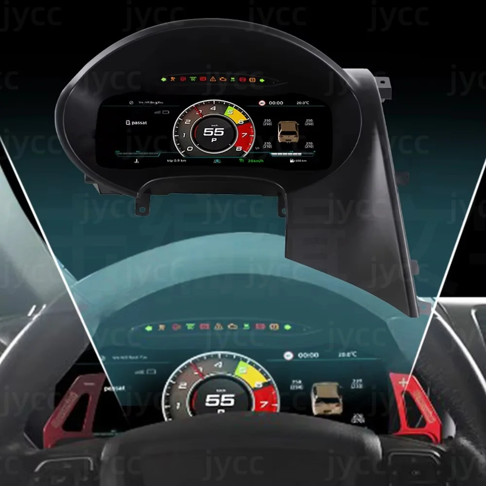 Digital Cluster For Volkswagen SEAT Leon 2009 2010-2012 Car LCD Dashboard Panel Virtual Cockpit Instrument Speedometer Screen