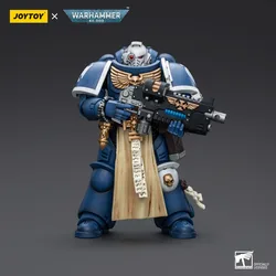 【Accessories】JOYTOY Warhammer 1/18 Action Figures Ultramarines Sternguard Veteran with Combi-plasma Model Toy 3.75inch