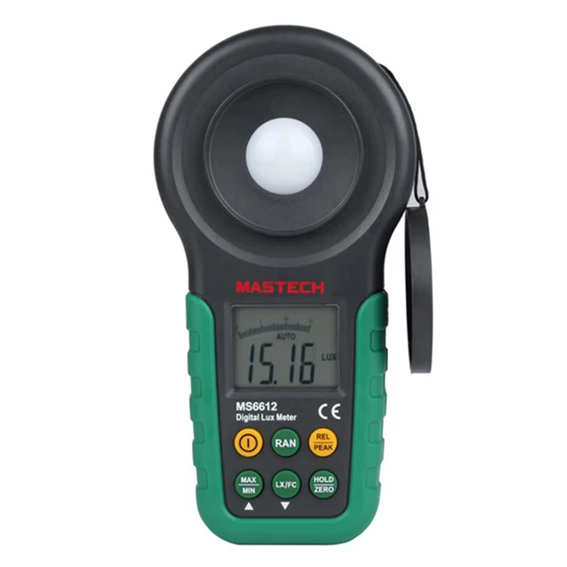 MASTECH MS6612: Versatile Light Meter for Accurate Lux and FC Measurements