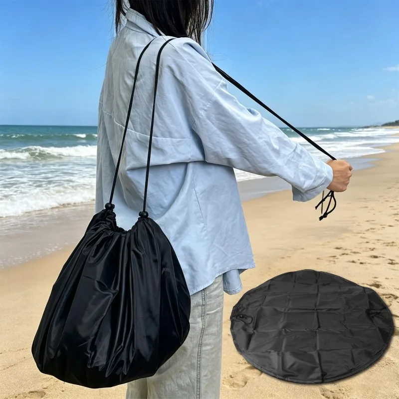 Wetsuit Changing Mat and Storage Bag Waterproof Oxford Cloth Sand Free Changing Pad for Surfers Swimmers Diving Kayaking Gear
