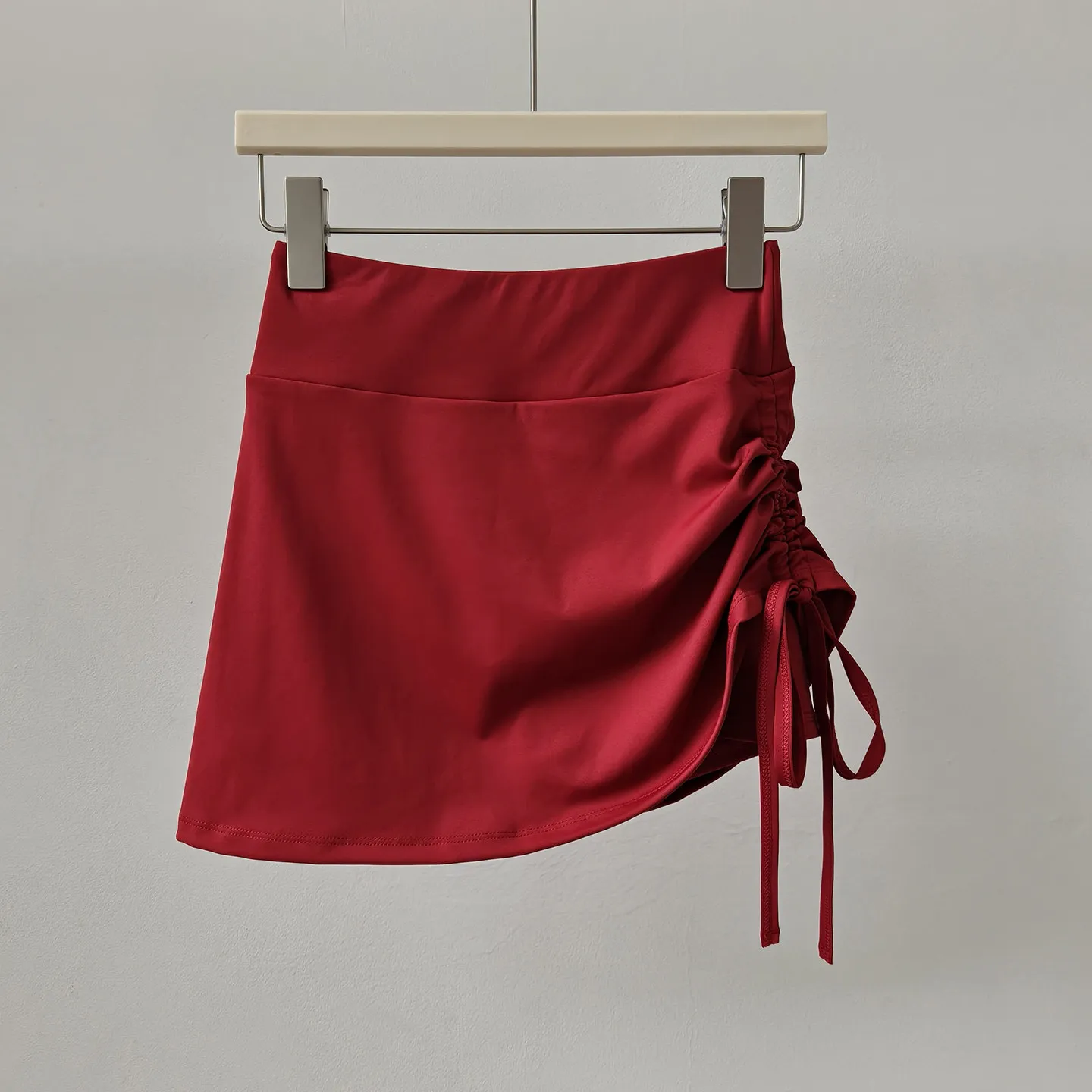 Sports Short Skirt Anti-exposure High Waist Hip Lifting Running Breathable Quick-drying Fake Two-piece Yoga Fitness Pants Summer