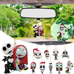 Disney Toys The Nightmare Before Christmas Cartoon Christmas Tree Decoration Sally Acrylic Plane Pendant Ornament Accessories