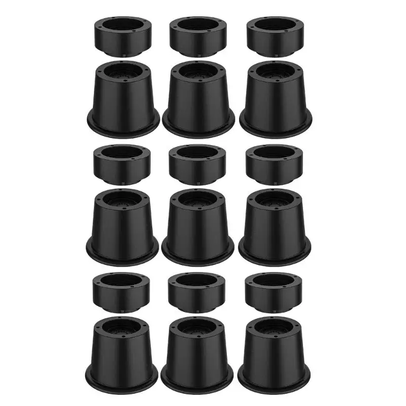 

Y1UD 9 Pack Multipurpose Space Saving Designs 2Inch Bed Risers Accessory for Underbed Storage Furniture Lift Support