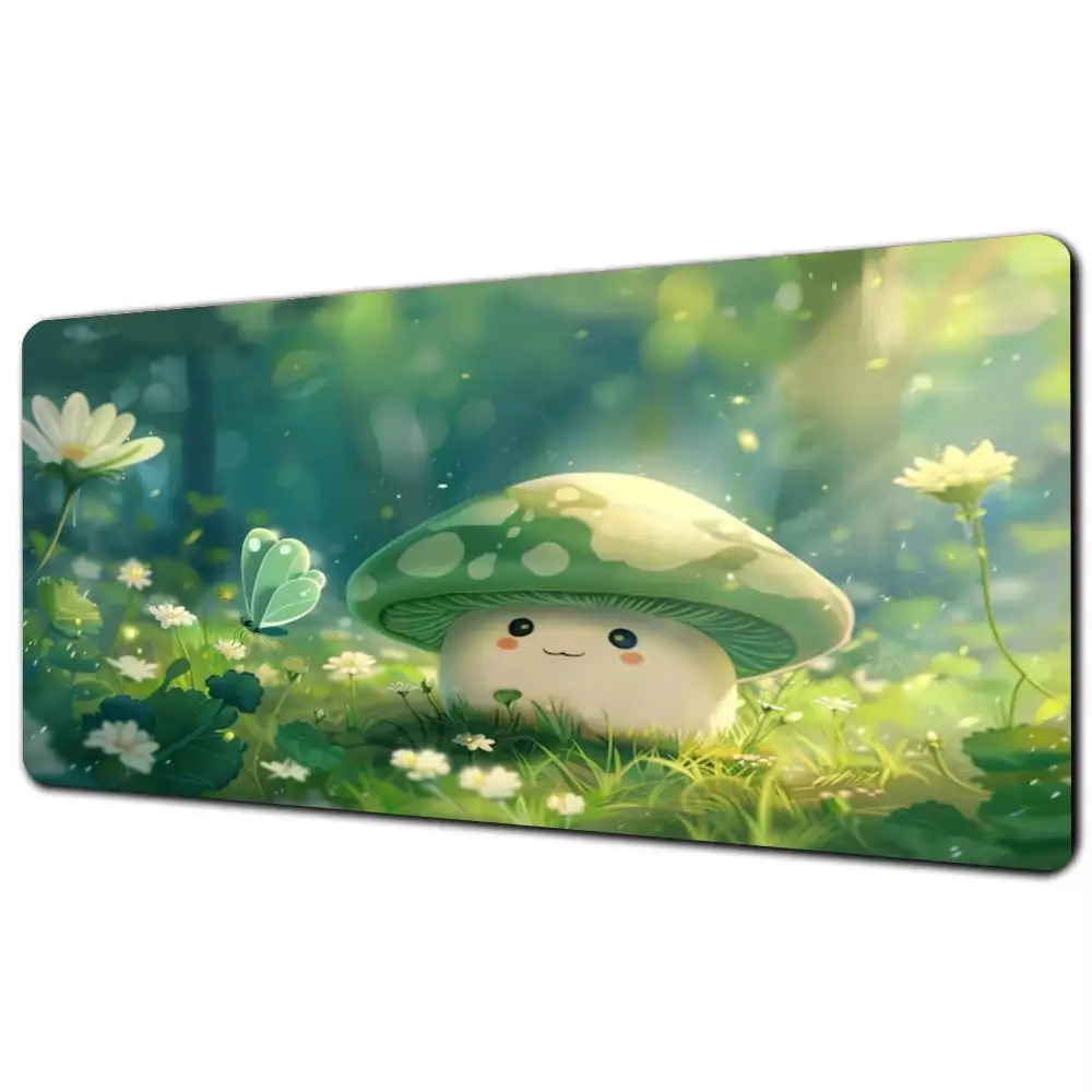 

Мечтательный натуральный джунгли фон коврик для мыши лесная страна чудес сказка гриб дизайн настольный коврик коврик для мыши длинные коврики коврики для мыши