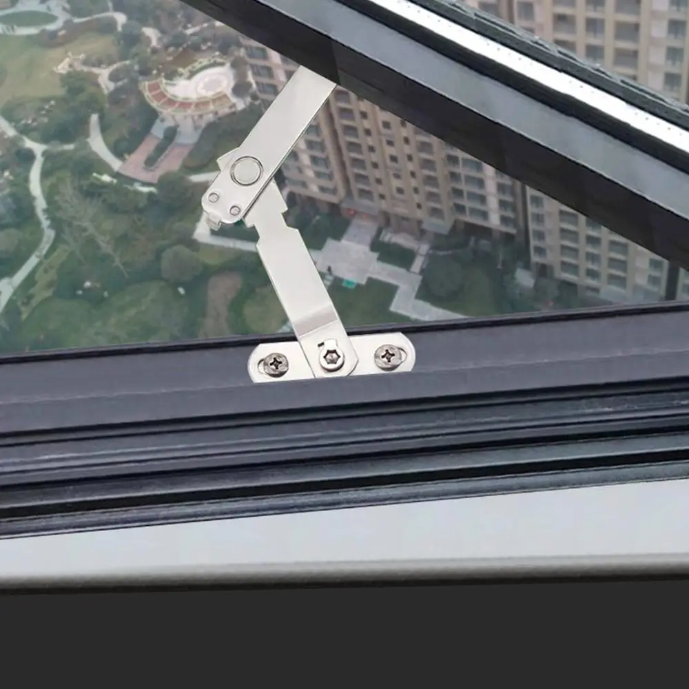 Window Hook Latches Adjustable Suspended Window Strut Limiter Hotel Office Building High Rise Children's Safety Lock Protector