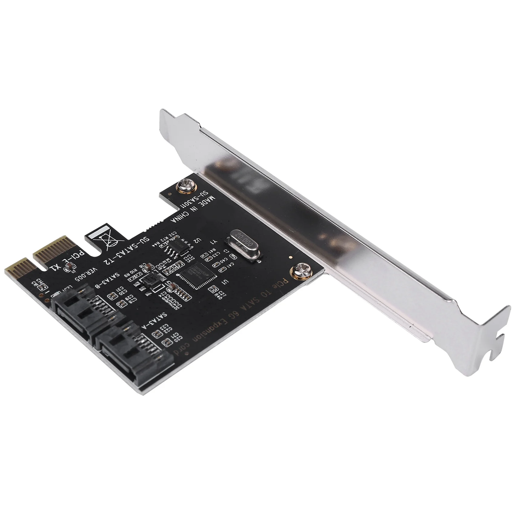adaptateur-de-carte-controleur-d'extension-m51k-5x-pcie-pci-express-vers-sata30-2-ports-sata-iii-6g