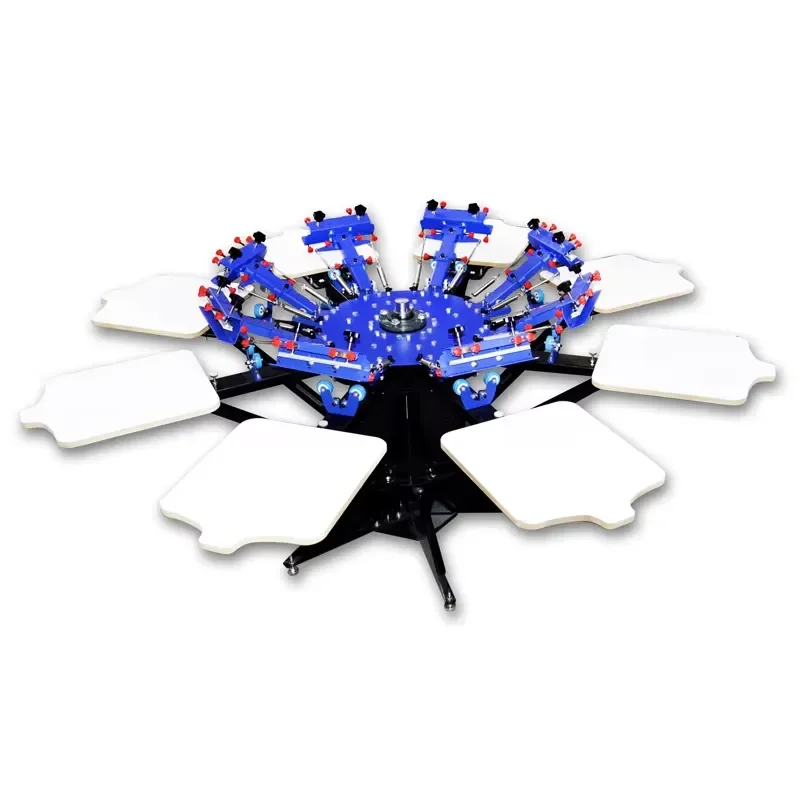 Price of t Shirt Carousel Screen Printing Machine