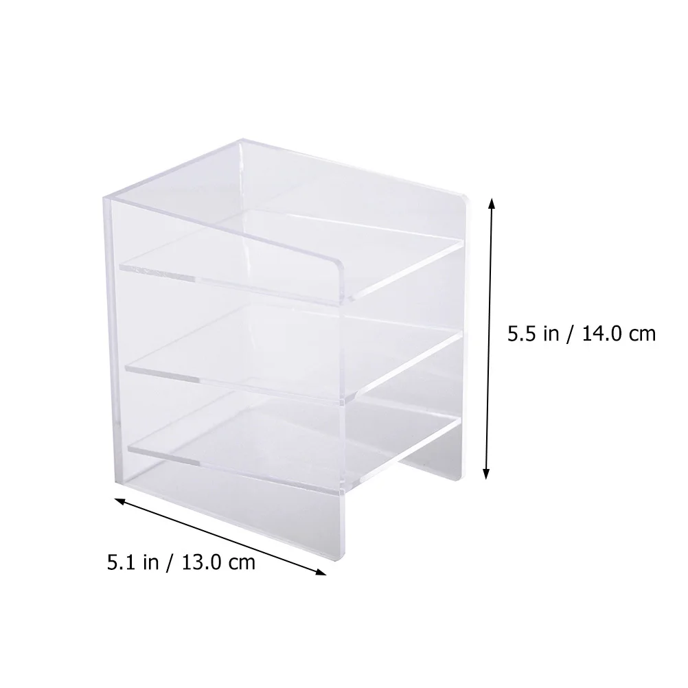 Portapenne Organizzatore da tavolo per materiale scolastico per ufficio Contenitore per cancelleria in acrilico Astuccio per matite da scrivania Stoccaggio multifunzionale