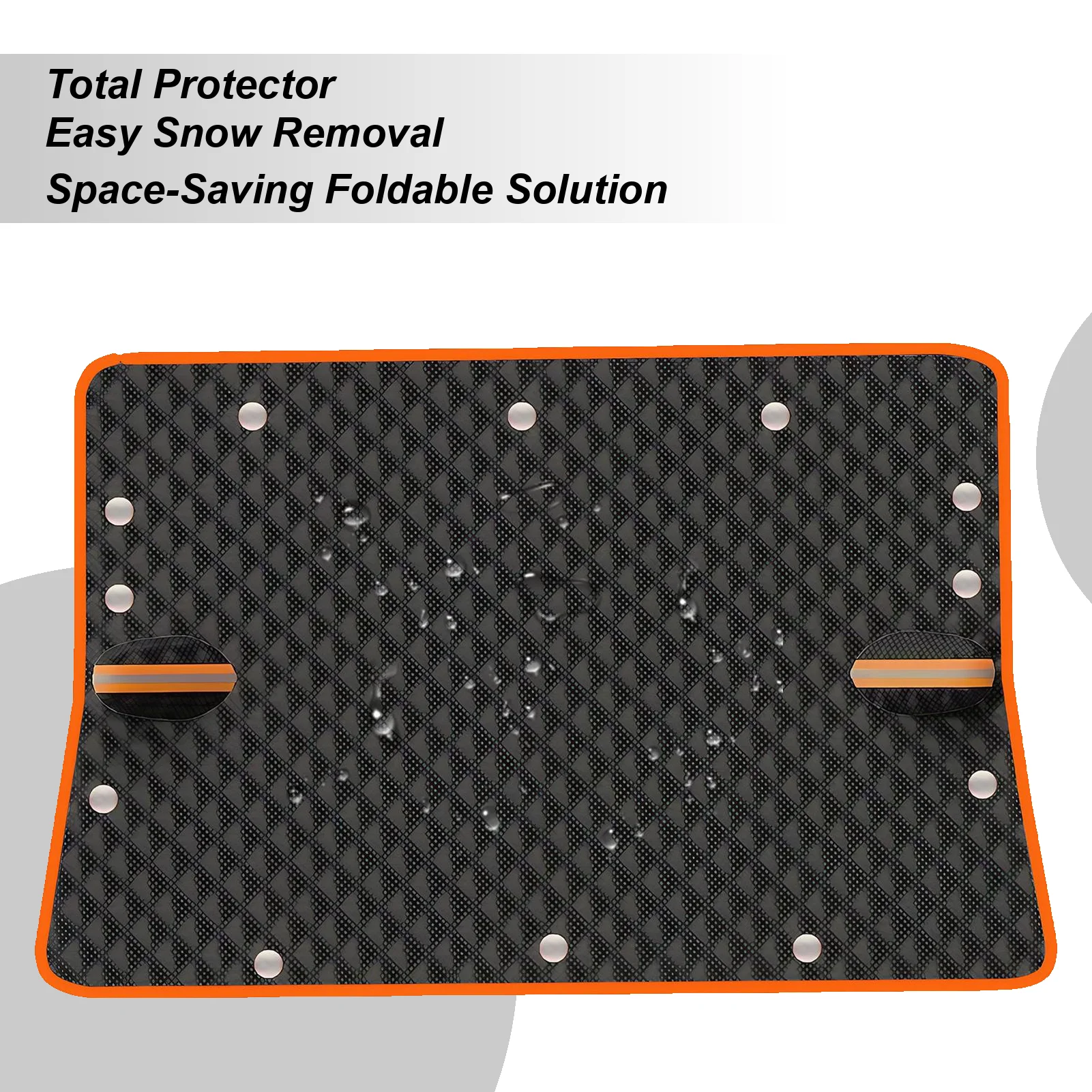 

Магнитный чехол на лобовое стекло, Оксфордская защита с ремешком, чехол на лобовое стекло автомобиля для снега, для автомобиля, на улице, зиму, на все погоды