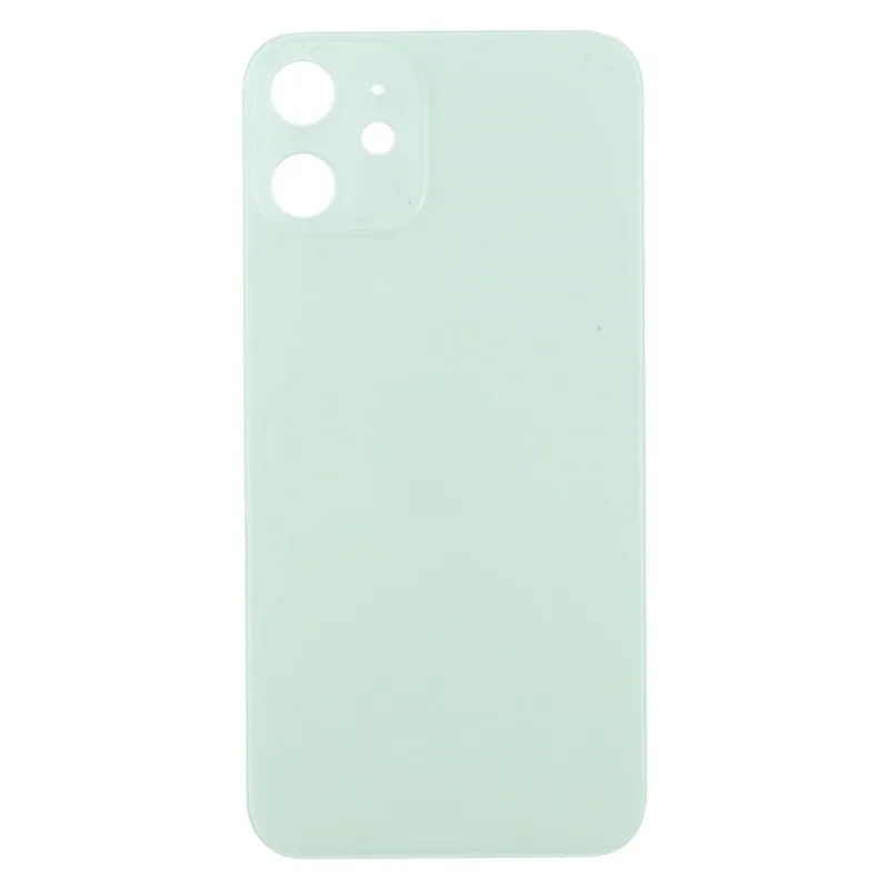 Back Glass For iPhone 12 Back Cover Glass Fast Replacement Housing Battery Cover Big Hole Rear Glass with  glue view 2