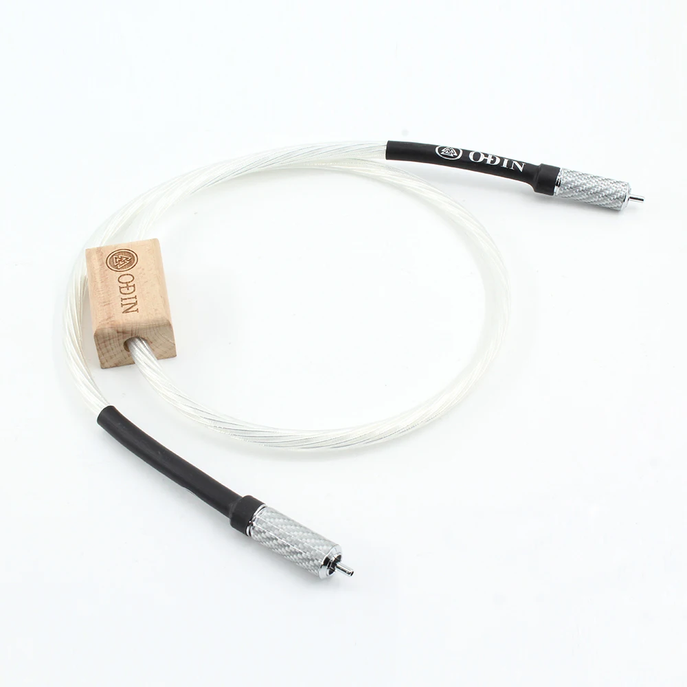 

ODIN Odin 2 generation HIFI sterling silver coaxial cable 75Ω coaxial SPDIF subwoofer RCA audio cable