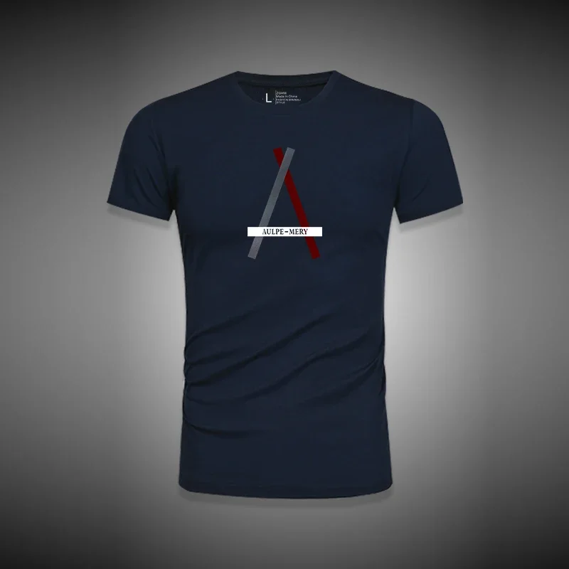 

Personalized T-shirt Summer Cotton Short-sleeved Cotton Printed Men's Summer Cotton Short-sleeved Cool Trendy Round Neck T-shirt