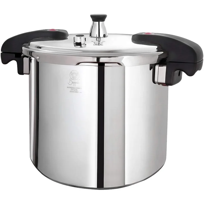 

15 Quart Pressure Cooker Stainless Steel-Large Canning Pot with Lid-Easy to Clean Induction Stove Top Pressure Canner,Can Cooker
