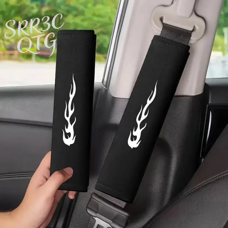Hot Sale 1/2 Pcs Car Seat Belt Shoulder Pads Thickened Anti-choking Protection Soft Shoulder Pads For Driver And Passenger