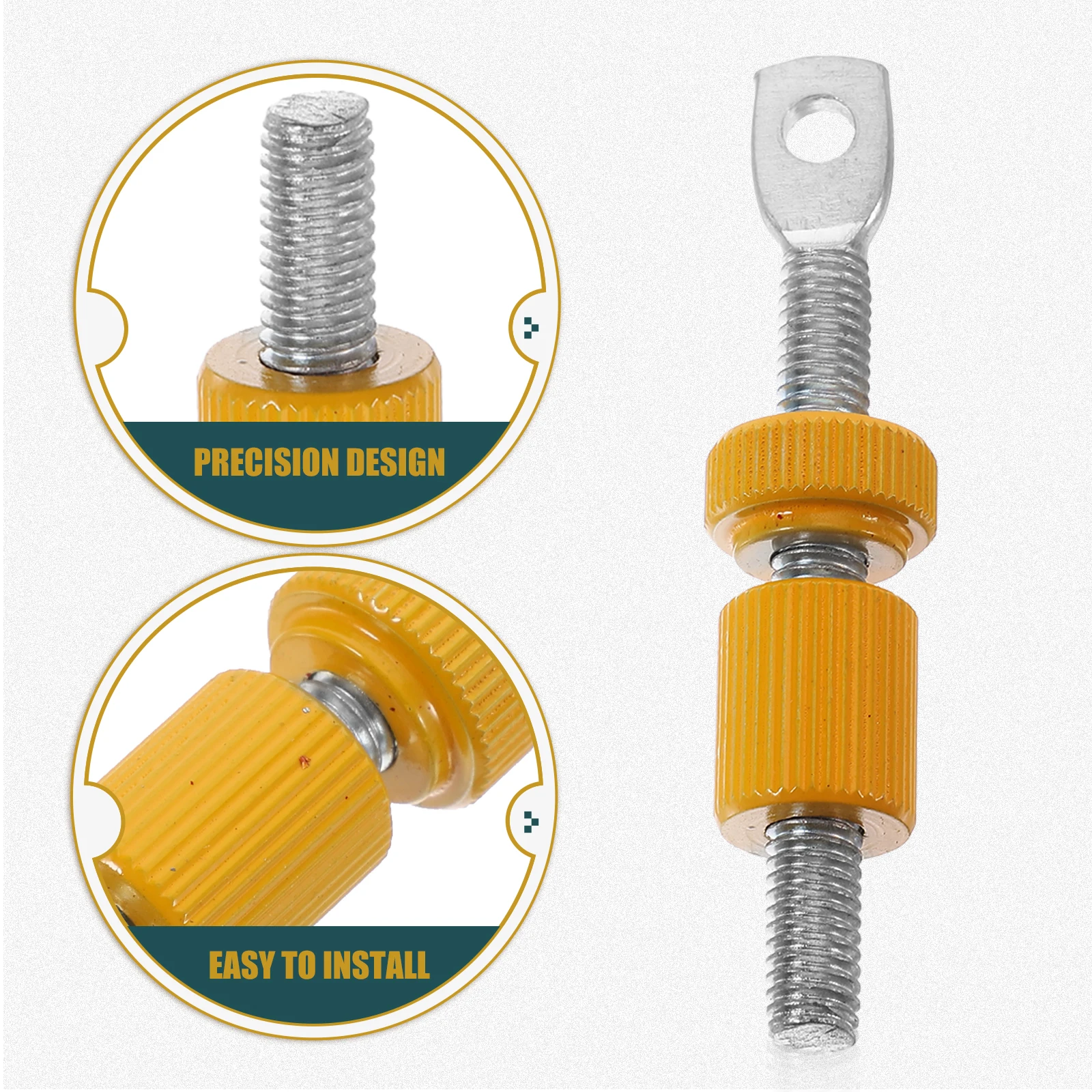 

Foot Springs Drum Pedal Hammer Kick for Bass Universal Yellow Replacement Parts