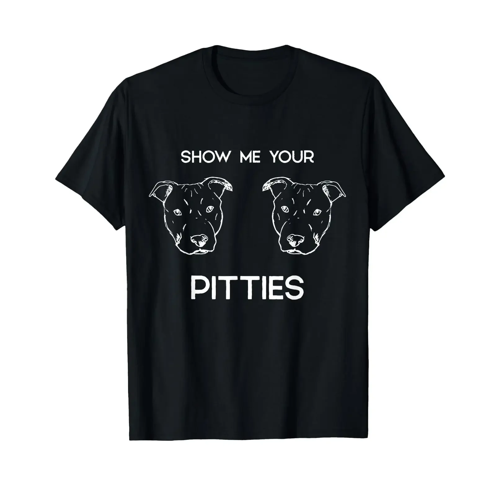 Camiseta Show Me Your Pitties Pitbull vintage lavada, roupa de grife, top para uso diário, streetwear, ligeiramente confortável