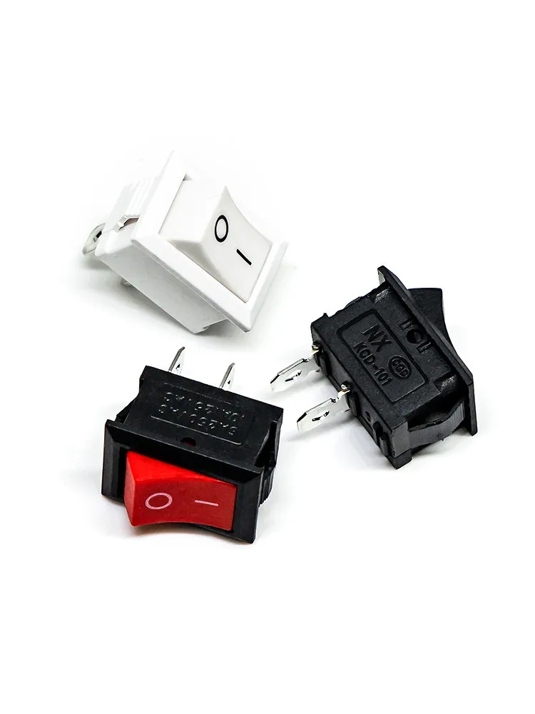 KCD11 Boat Switch 15*10MM White Black Red 2-Pin 3-Pin 2-Position 15*10 Toy Power Switch 250V 3A