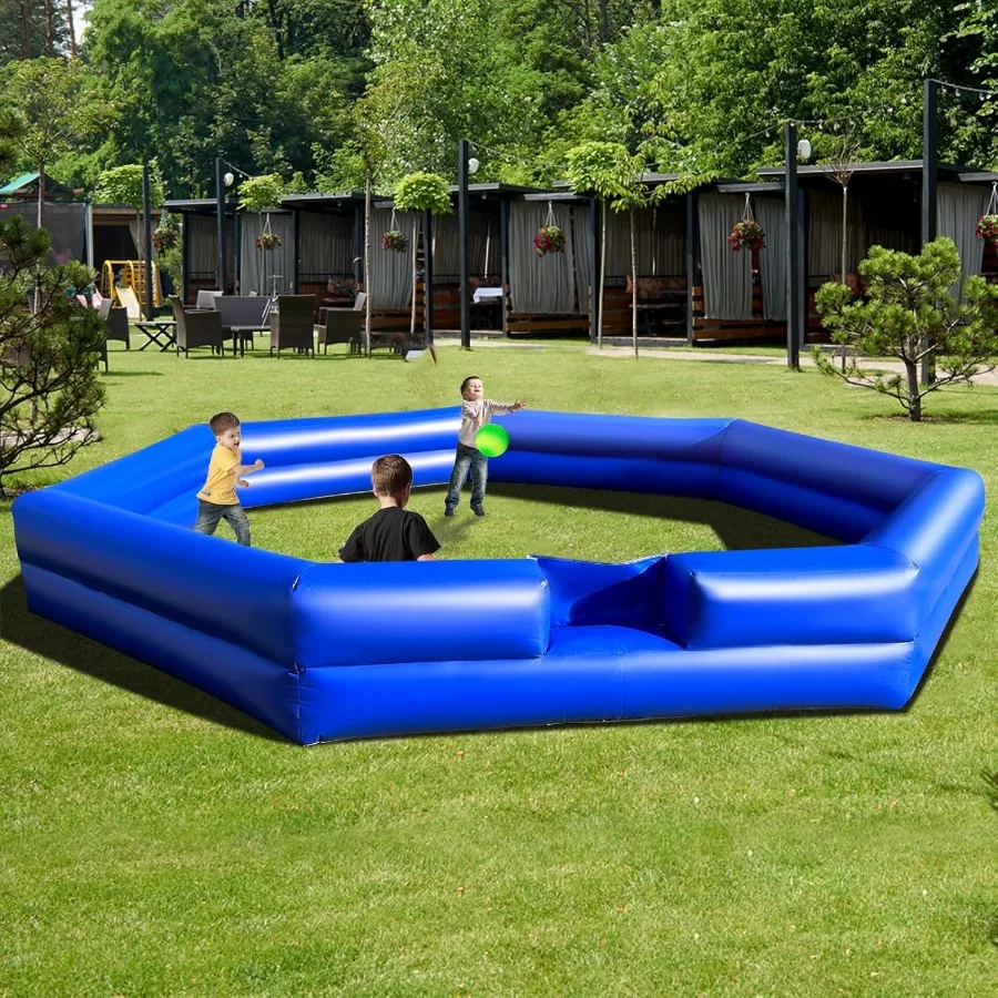 

Premium PVC 20Ft Gaga Ball Pit Inflatable - Superior Durability and Strength Gaga Ball Pit Portable for Outdoor & Indoor Use