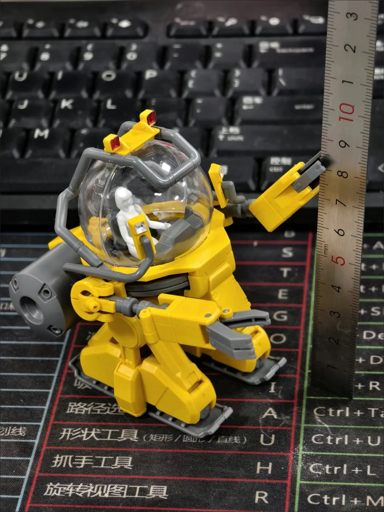 Mengshan Figuur Hg 1/144 Tolro-800 Torohachi Model Assemblage Robot Kits Beeldje Collectible Speelgoed Poppen Decoratie Geschenken Speelgoed