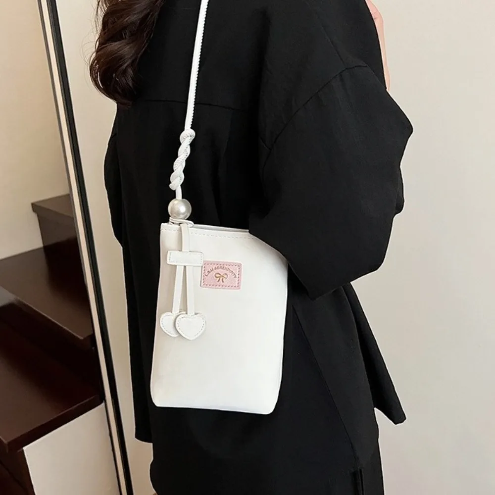 

PU Leather Mini Crossbody Bag Solid Color Multifunctional Small Square Bag Ultra-light Korean Style Single Shoulder Bag Travel