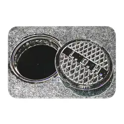 Funny 3D Traps Carpet Front Door Mat Anti-Slip Quick Dry Outdoor Manhole Cover Pattern Doormat Floor Bath Entrance Kitchen Rug