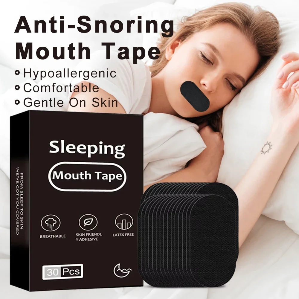 

30 шт., лента для сна, сохраняющая закрытие, предотвращает храп, нежная лента для сна для дома, путешествий, лента для рта, лента для сна