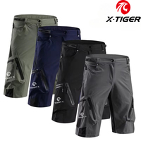 X-TIGER Men's Summer MTB Cycling Shorts MTB Shorts Loose Fit Lightweight Outdoor Sports Cycling Shorts