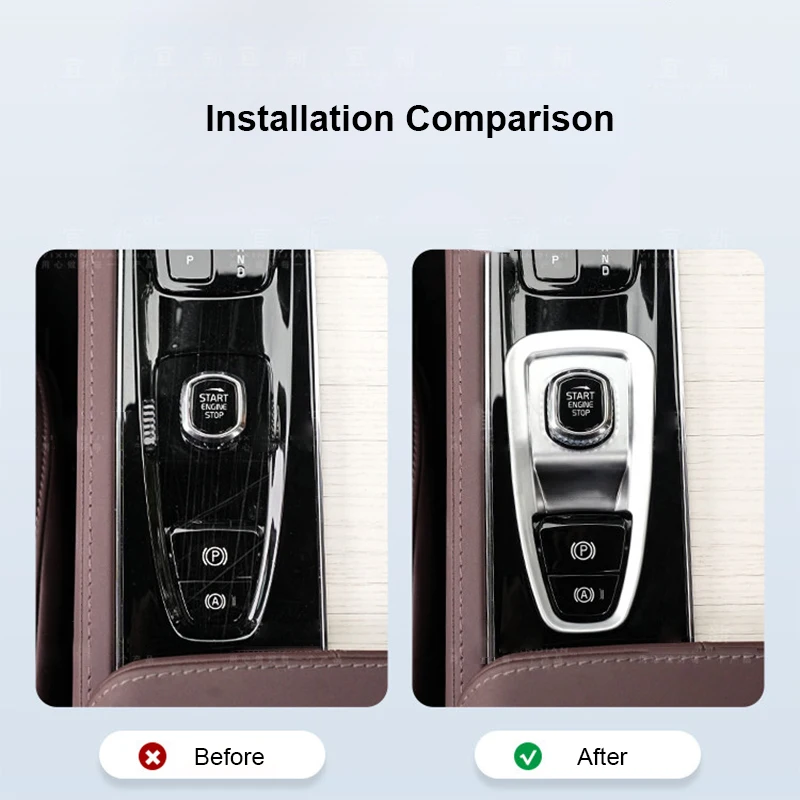 For Volvo XC60 S90 XC90 2026 Electronic Handbrake Decoration Cover