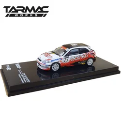 1:64 Honda Civic TYPE R EK9 77# alloy simulation model, children's collection of decorative toys, holiday gifts for children.