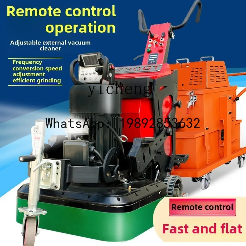 X2 epoxy floor frequency conversion grinder concrete cement floor grinder Dali terrazzo floor renovation and polishing