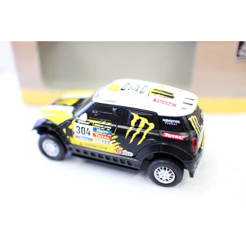 دييكاست 1:43 مقياس DA * KAR Mini All4 داكار سبيكة سيارة نموذج تحصيل لعبة هدية تذكارية عرض حلية