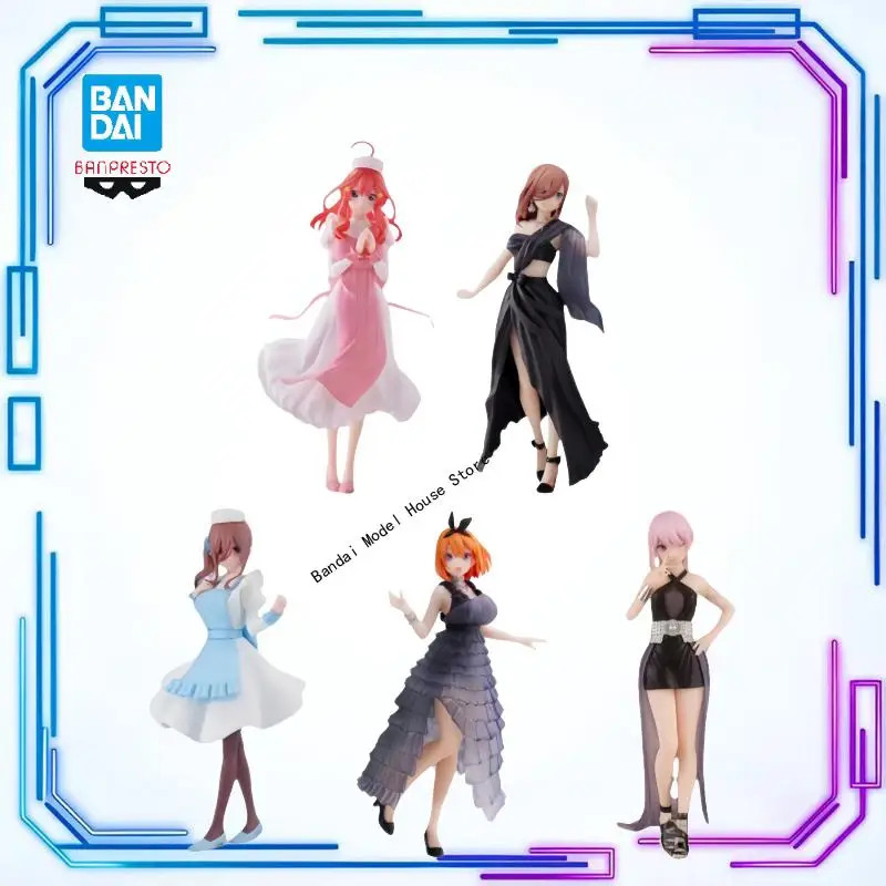 Bandai In Stock Original Box Garage Kit Model The Quintessential Quintuplets Nakano Itsuki Anime Characters Action Figure Statue