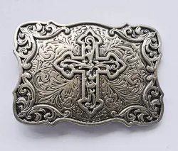Cross Metal Cool Belt Buckles For Man& women Unisex Fashion SW-BY1166 suitable for 4cm wideth snap on belt with continous stock