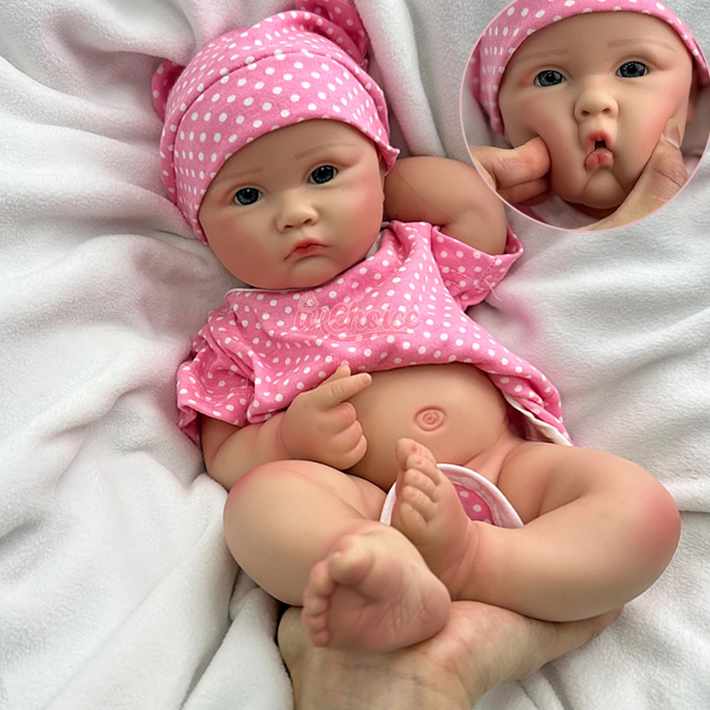 18 بوصة كاملة ناعمة الجسم واقعية السيليكون ولد من جديد طفل فتاة الأوردة المرئية فتح فم دمية للإعلان والتصوير الفوتوغرافي للمنتجات