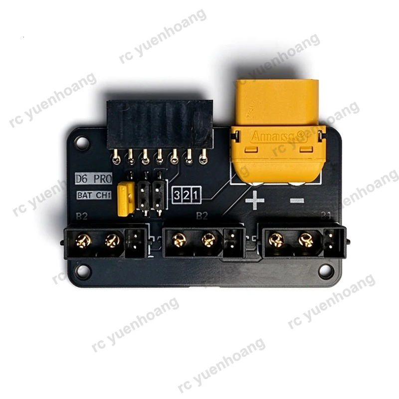 1PCS For FPV RC Drone 2S Lipo Battery Charging Companion Adapter Board with XT30(2+2) Plug for M6D&D6 Pro&B6neo Charger