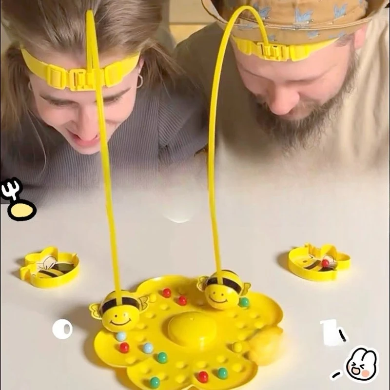 

Little Bee Honey Gathering Magnetic Bead Fishing Game Focus Training Friends Interactive Educational Fun Tabletop Game for Kids