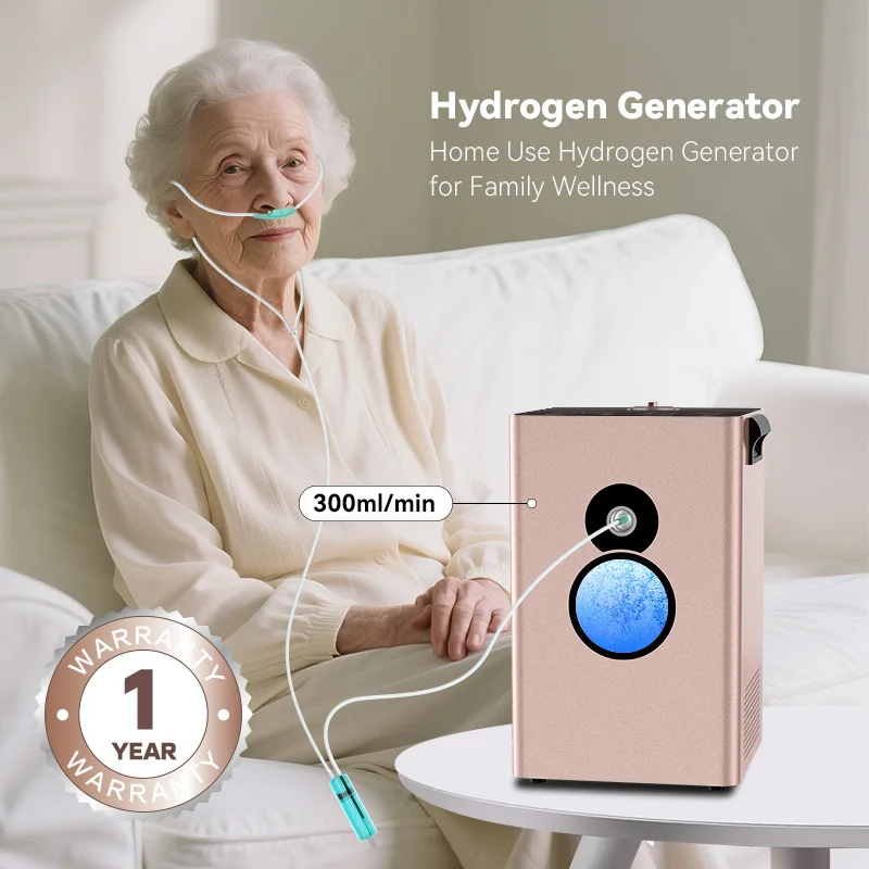 

SUYZEKO Oxyhydrogen Generator 450ml Molecular Hydrogen Inhalation Machine Generator Wodoru H2 Inlaer Therapy Device Water Filter