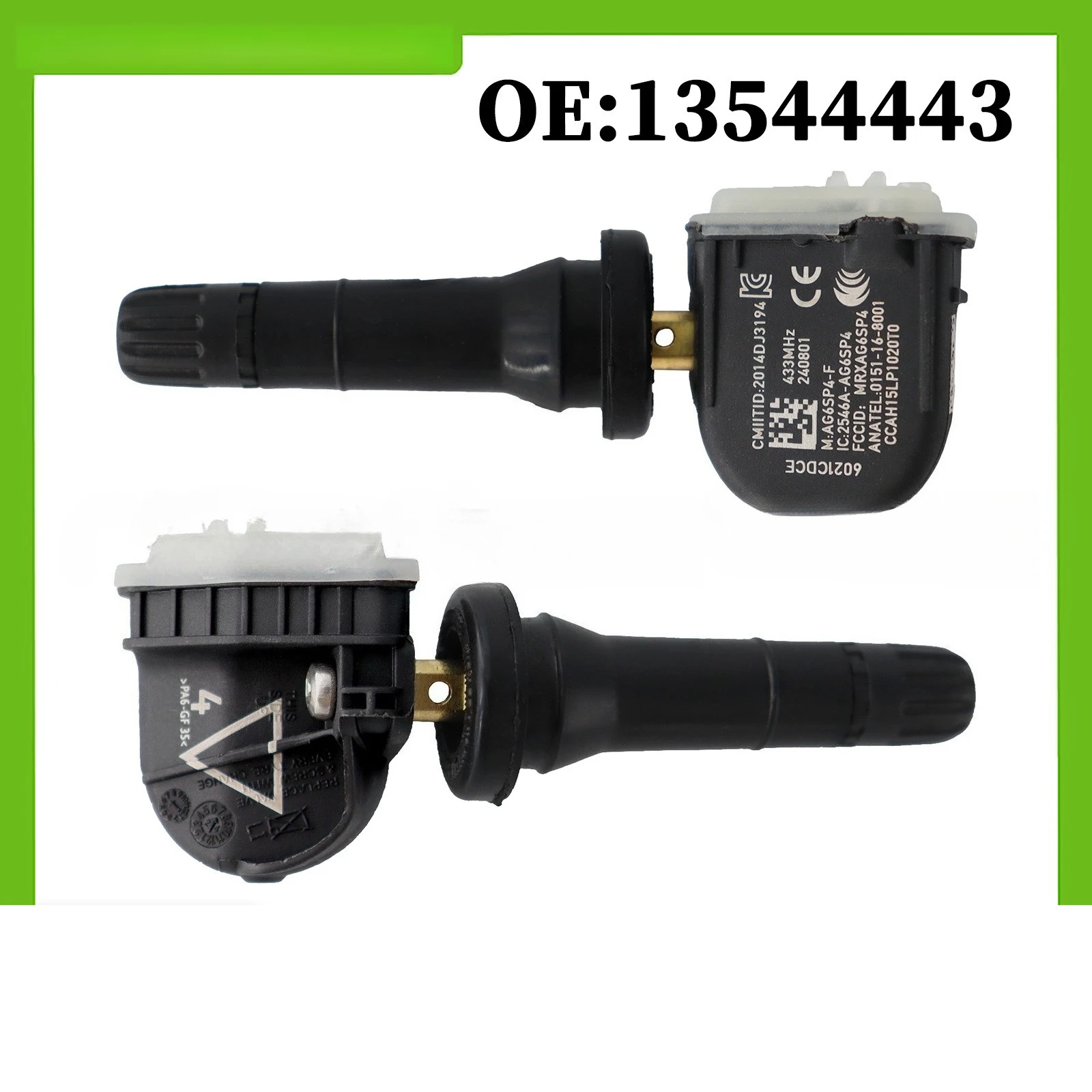 

4pcs Tire Pressure Sensor for Buick for Chevrolet for Cadillac 315Mhz