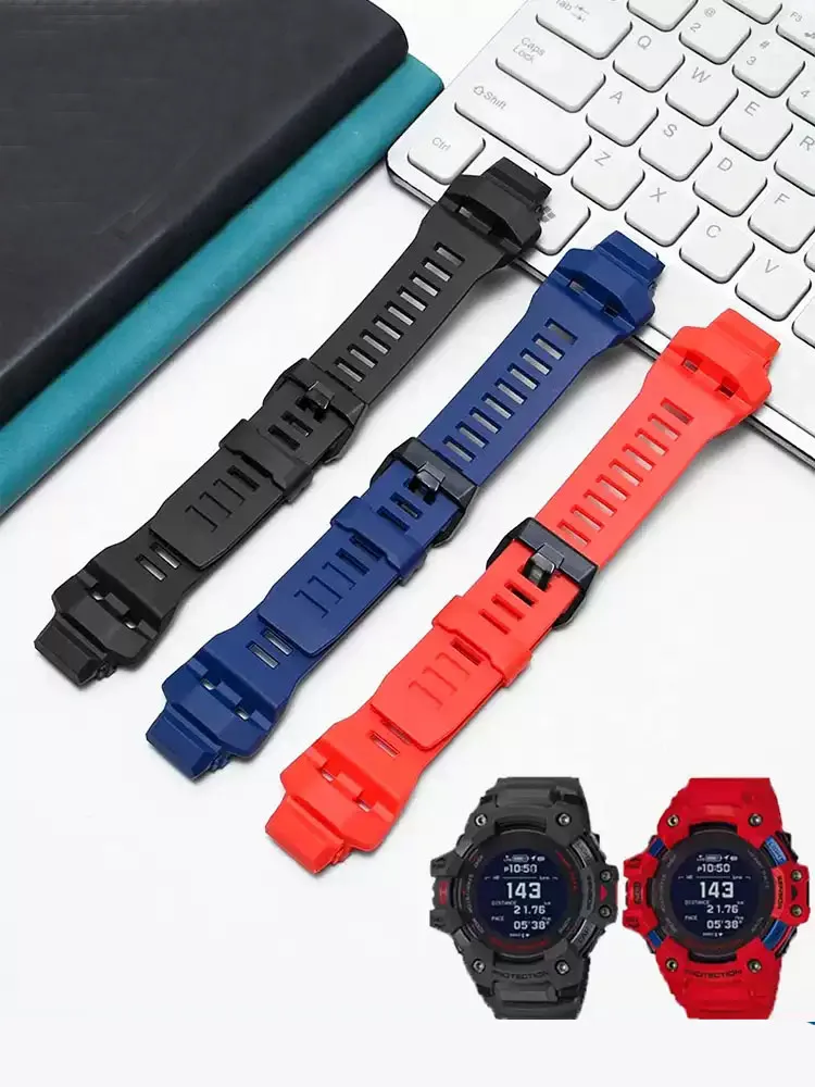 Replacement BraceletFor Casio GBD-H1000 Waterproof Silicone Strap 3475 Cat Man Series Black G-SHOCK Resin Men's Accessories