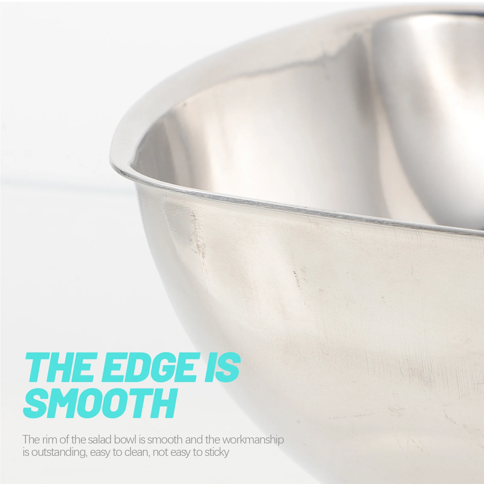 

Stainless Steel Mixing Bowl Fruit Pasta Salad Bowls Serving Large Japanese-style