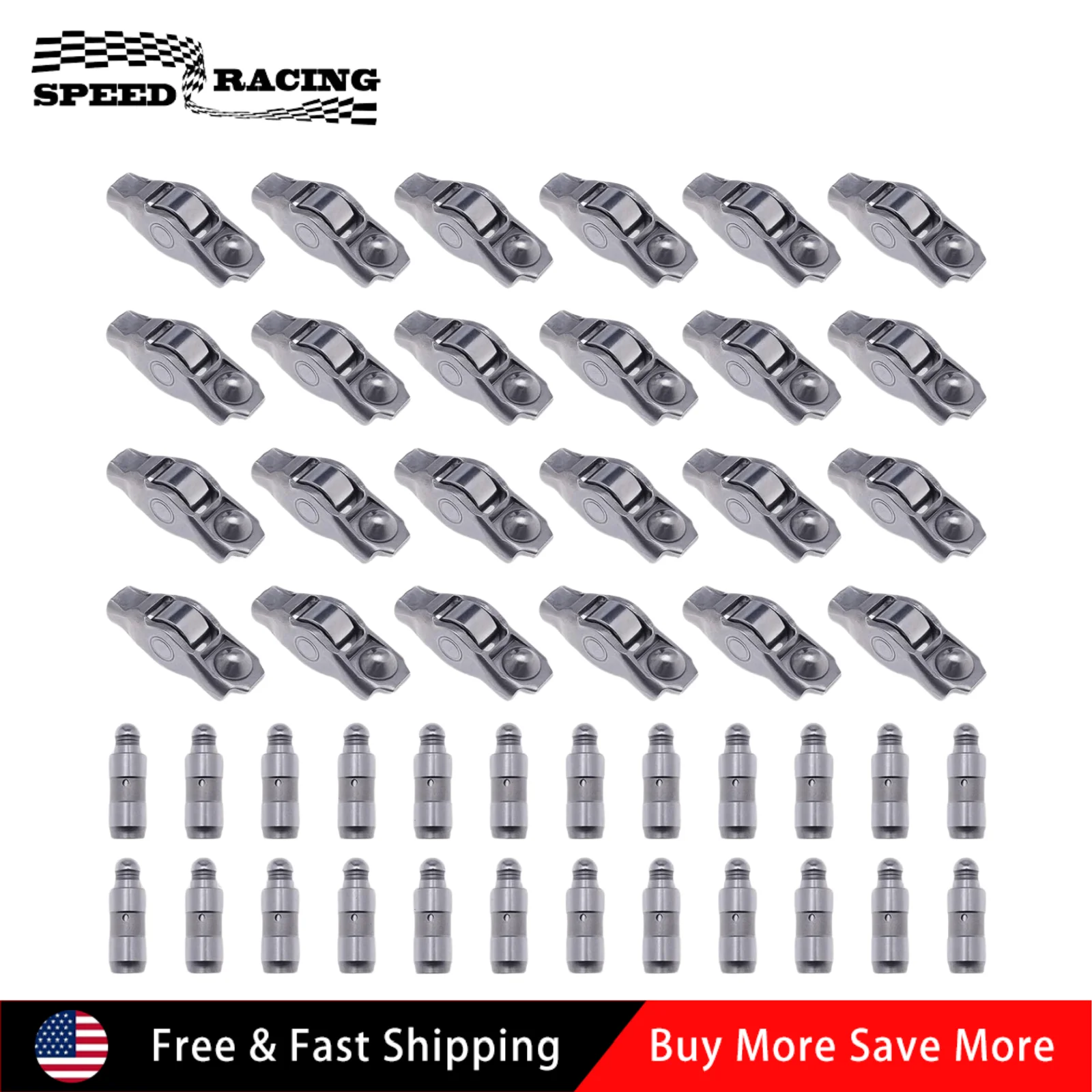 

5184296AG 5184296AF 24X 5184296AH Arms+5184332AA Lifters For 2014-2018 Ram Promaster 1500 2500 3500 3.6L