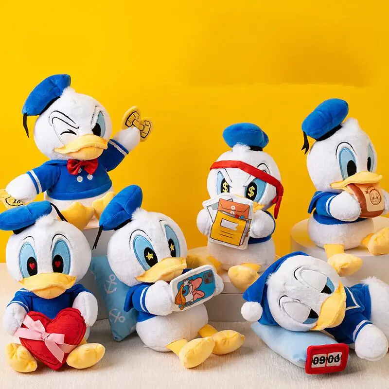 

kawaii Disney Donald Duck Plush Doll Daily Activity Series Cute Cartoon Toy Sofa Bed Decoration for Boys and Girls Birthday Gift